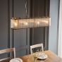 Ridgano 4 Pendant Light Fitting Antique Brass