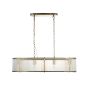 Ridgano 4 Pendant Light Fitting Antique Brass