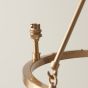 Chestano 3 Pendant Light Fitting Aged Brass