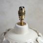 Borellano Table Lamp Base Ivory Crackle Glaze