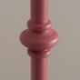 Carnabano Floor Lamp Base Satin Pink Clay