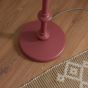 Carnabano Floor Lamp Base Satin Pink Clay