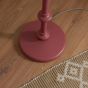 Carnabano Floor Lamp Base Satin Pink Clay