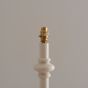 Carnabano Floor Lamp Base Satin Almond White