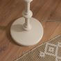 Carnabano Floor Lamp Base Satin Almond White