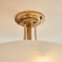Wellesano 3 Ceiling Light Brushed Aged Brass