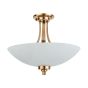Wellesano 3 Ceiling Light Brushed Aged Brass