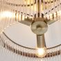 Mariettano 3 Ceiling Light Antique Brass