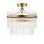 Mariettano 3 Ceiling Light Antique Brass