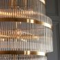 Mariettano Grand 21 Pendant Light Antique Brass