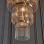 Mariettano Grand 21 Pendant Light Antique Brass