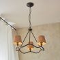 Wrigglano 3 Pendant Light Matt Black