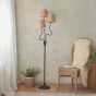 Wrigglano 3 Floor Lamp Matt Black