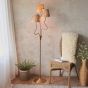 Wrigglano 3 Floor Lamp Brushed Aged Brass by Gallary Living | Style Our Home