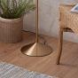 Wrigglano 1 Floor Lamp Brushed Aged Brass