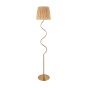 Wrigglano 1 Floor Lamp Brushed Aged Brass