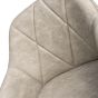 Carltmere Mink Leather Effect Swivel Bar Stool with Chrome Base (2pk)