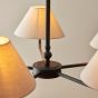 Lillano 5 Pendant Light Matt Black
