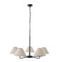 Lillano 5 Pendant Light Matt Black