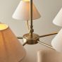 Lillano 5 Pendant Light Antique Brass