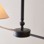 Lillano 2 Pendant Light Matt Black