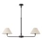 Lillano 2 Pendant Light Matt Black