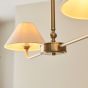 Lillano 2 Pendant Light Antique Brass