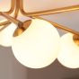 Aarono Ceiling Light Brushed Aged Brass