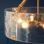 Kellerano 6 Pendant Light Brushed Aged Brass
