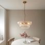 Montrosano 6 Pendant Light Brushed Aged Brass by Gallary Living | Style Our Home