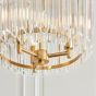 Valentano 3 Pendant Light Brushed Aged Brass