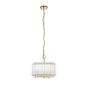 Valentano 3 Pendant Light Brushed Aged Brass