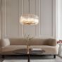 Valentano 5 Pendant Light Brushed Aged Brass by Gallary Living | Style Our Home