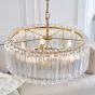 Valentano 5 Pendant Light Brushed Aged Brass