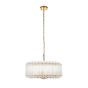 Valentano 5 Pendant Light Brushed Aged Brass