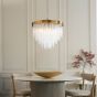 Anistorano 5 Pendant Light Brushed Aged Brass by Gallary Living | Style Our Home