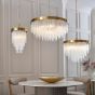 Anistorano 5 Pendant Light Brushed Aged Brass