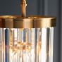 Conastano 1 Pendant Light Brushed Aged Brass