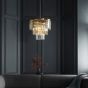 Conastano 7 Pendant Light Brushed Aged Brass by Gallary Living | Style Our Home