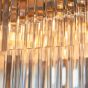 Conastano 4 Bar Pendant Light Brushed Aged Brass