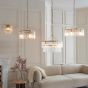 Karinano 5 Pendant Light Brushed Aged Brass