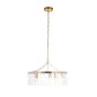Karinano 5 Pendant Light Brushed Aged Brass