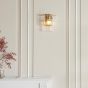 Karinano Wall Light Brushed Aged Brass by Gallary Living | Style Our Home