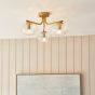 Jacobano 3 Ceiling Light Warm Brass by Gallary Living | Style Our Home
