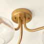 Jacobano 3 Ceiling Light Warm Brass