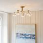 Jacobano 5 Ceiling Light Warm Brass by Gallary Living | Style Our Home