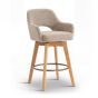 Marlowell Bar Stool Cream (2pk)