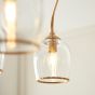 Ashcrano 5 Pendant Light Brushed Aged Brass