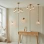 Ashcrano Floor Light Brushed Aged Brass