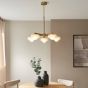 Bossano 5 Pendant Light Brushed Aged Brass by Gallary Living | Style Our Home